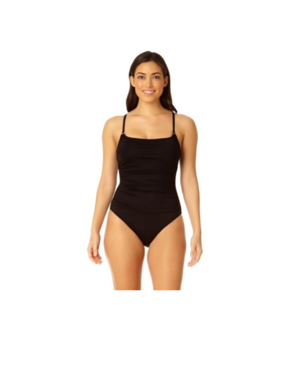 **Anne Cole** Live in Color Shirred Lingerie Maillot One Piece Swimsuit 6 NWT